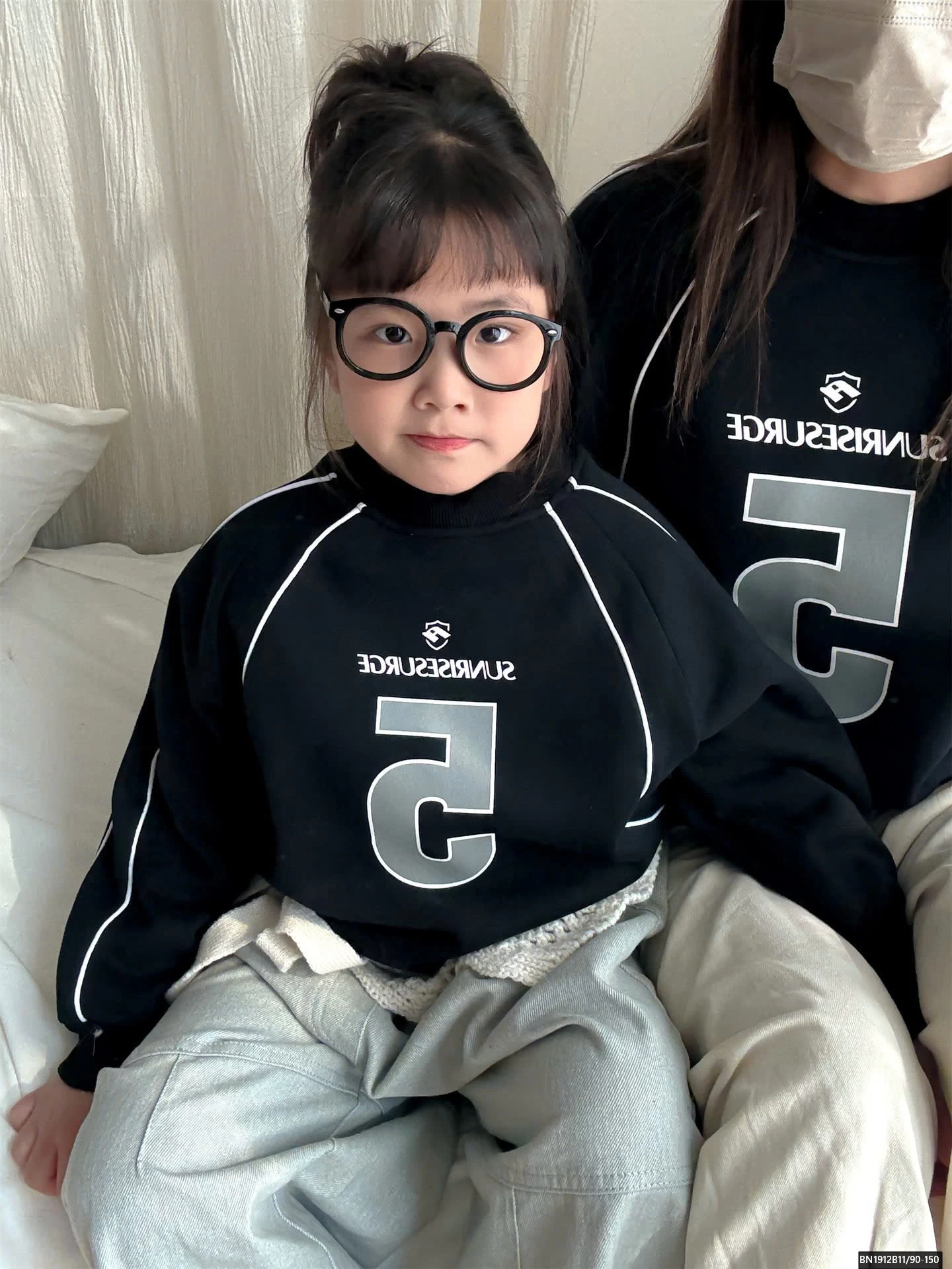 ÁO NỈ SỐ 5 LÓT LÔNG CỪU  MẸ VÀ BÉ