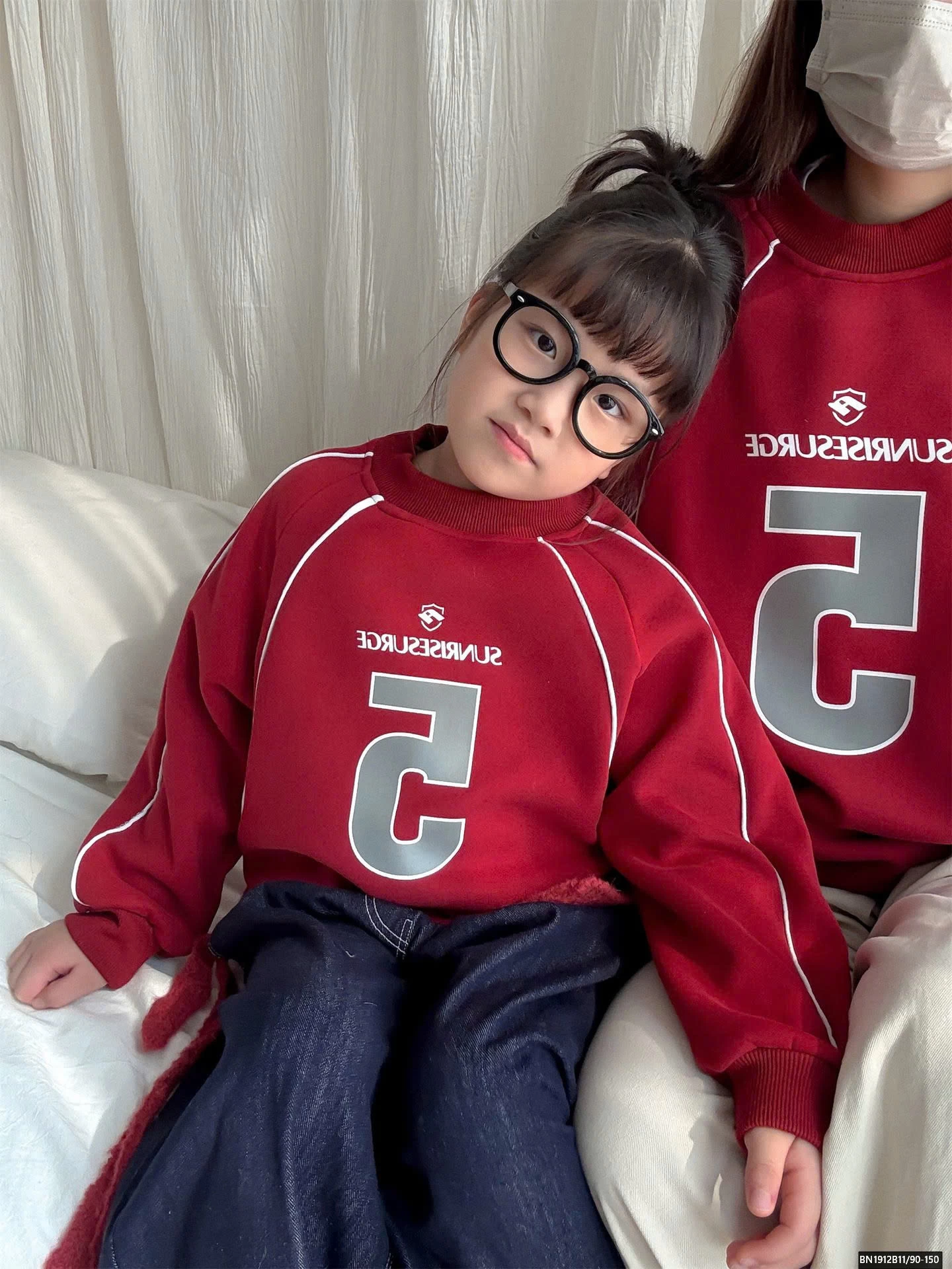 ÁO NỈ SỐ 5 LÓT LÔNG CỪU  MẸ VÀ BÉ