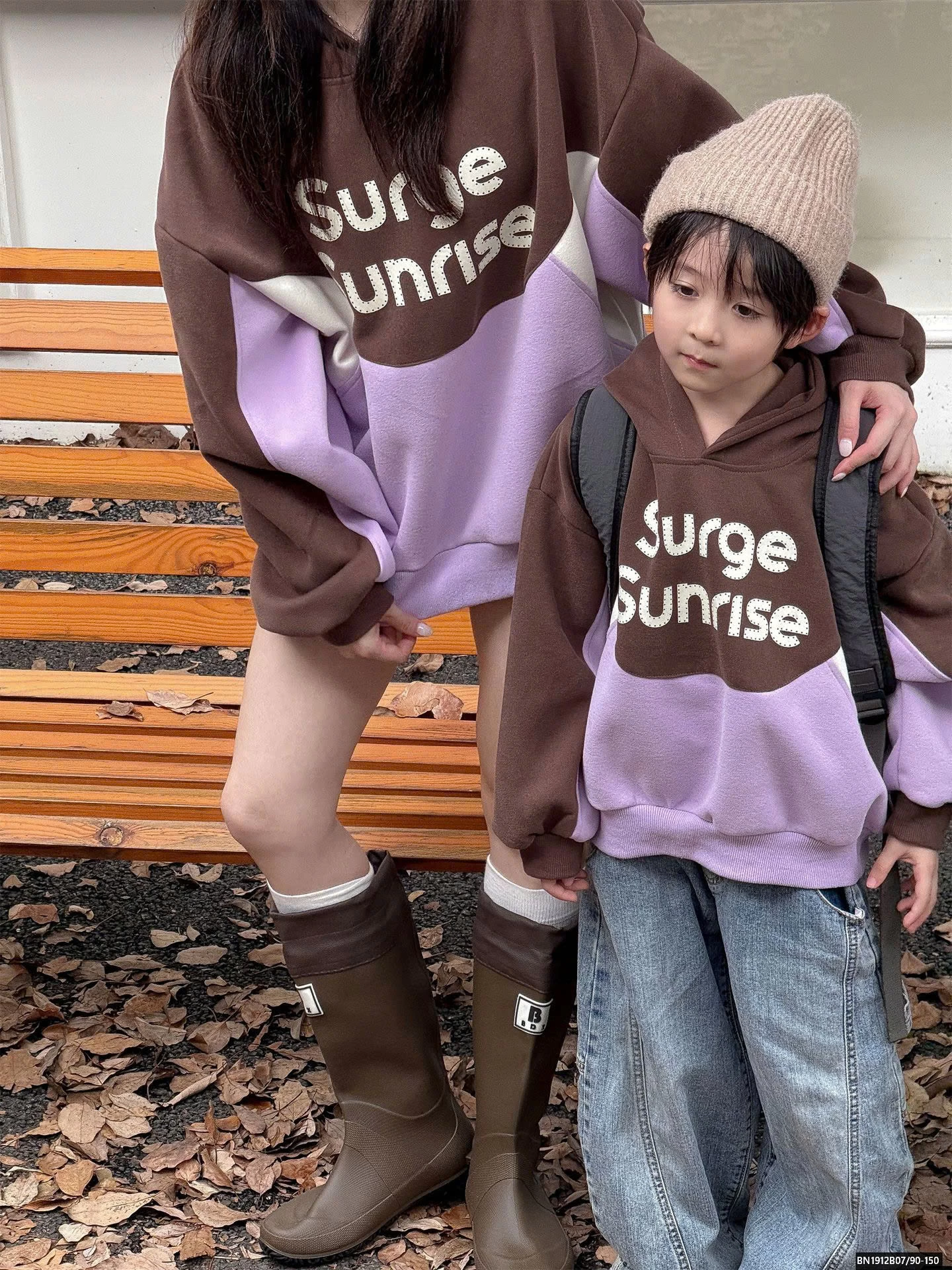 ÁO HOODIE SURGE SUNRISE MẸ VÀ BÉ
