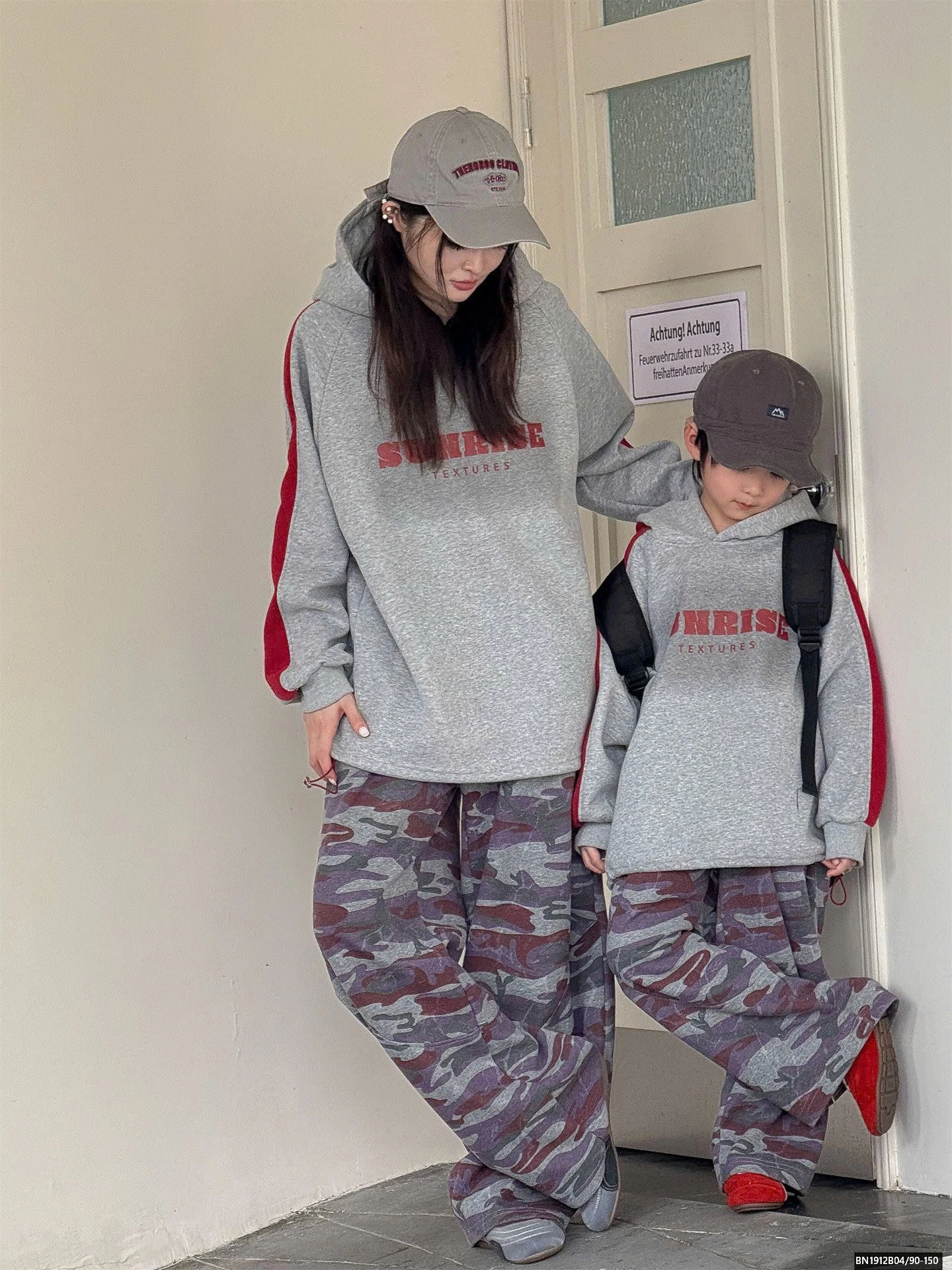 ÁO HOODIE SUNRISE MẸ VÀ BÉ