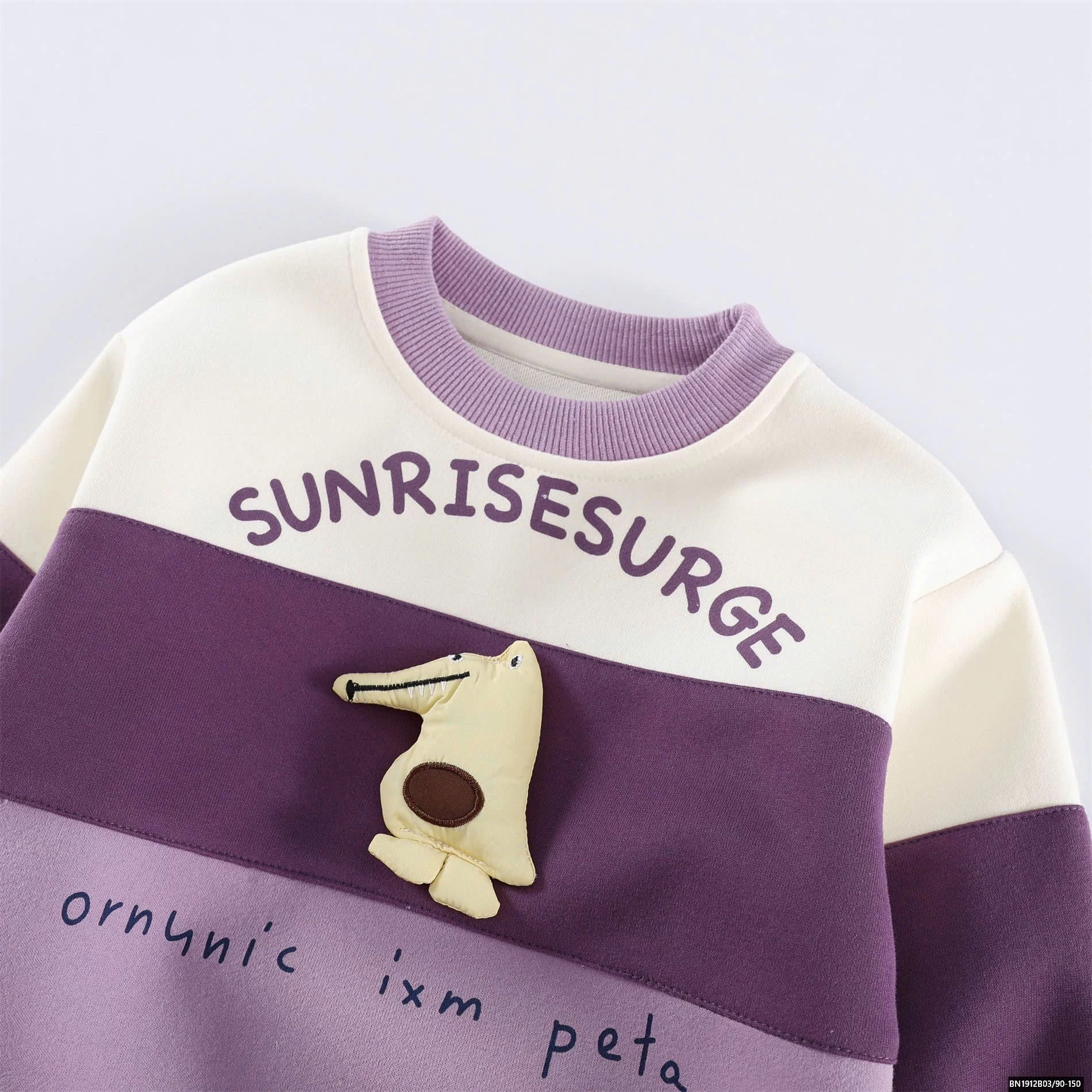 ÁO NỈ MẸ VÀ BÉ PHỐI MÀU CÁ SẤU DỄ THƯƠNG