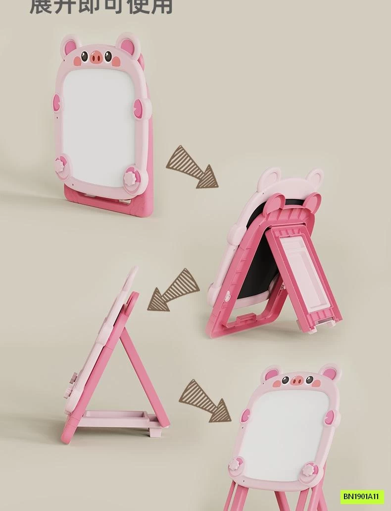 BẢNG VẼ 2 MẶT KÈM GHẾ CHO BÉ