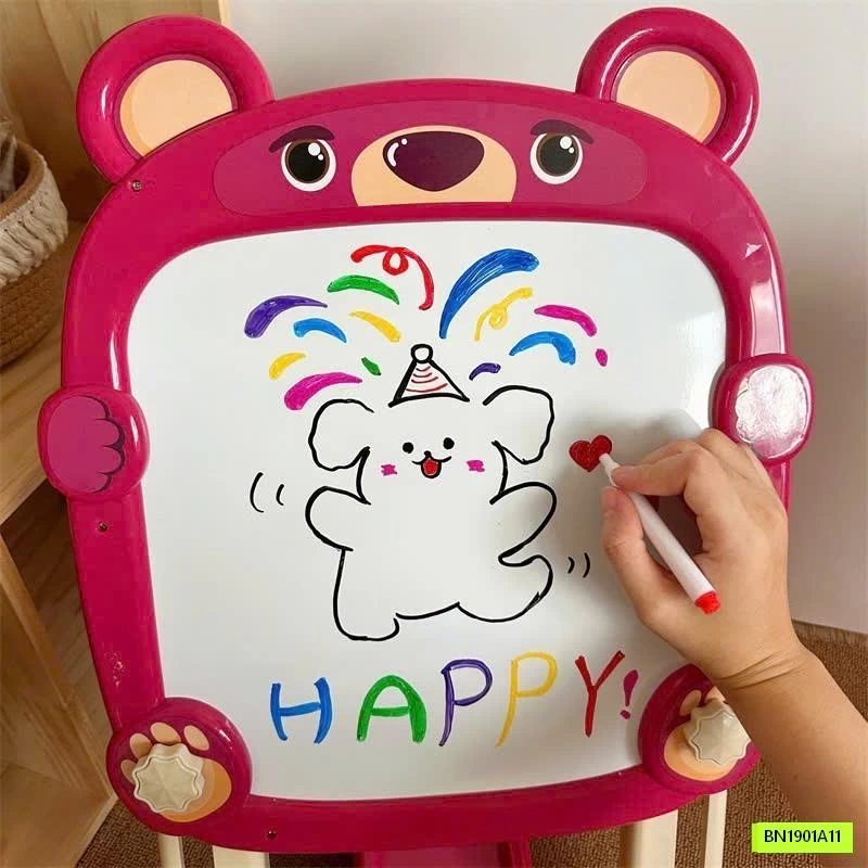 BẢNG VẼ 2 MẶT KÈM GHẾ CHO BÉ