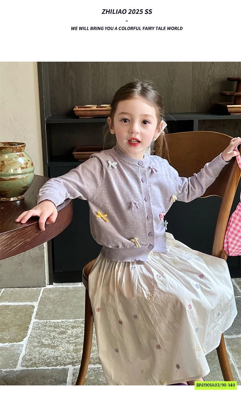 SÉT CARDIGAN TÍM MIX CV DÁNG DÀI