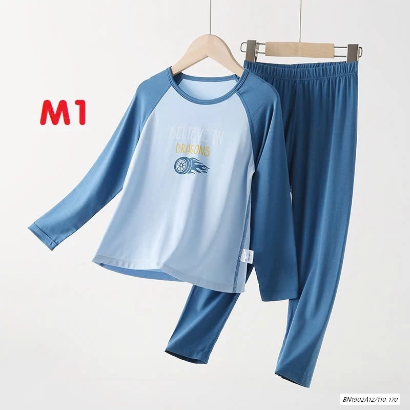 BỘ NGỦ THUN MỎNG PHỐI MÀU SZ ĐẠI