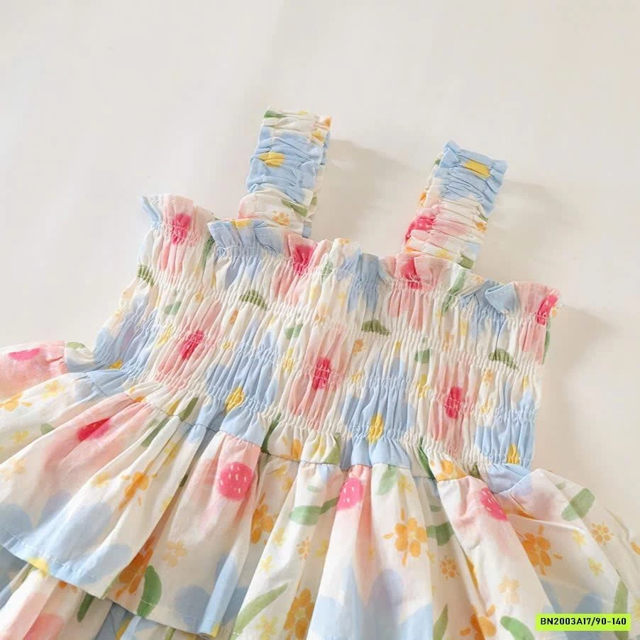 ĐẦM HOA 2 DÂY PREMIUM