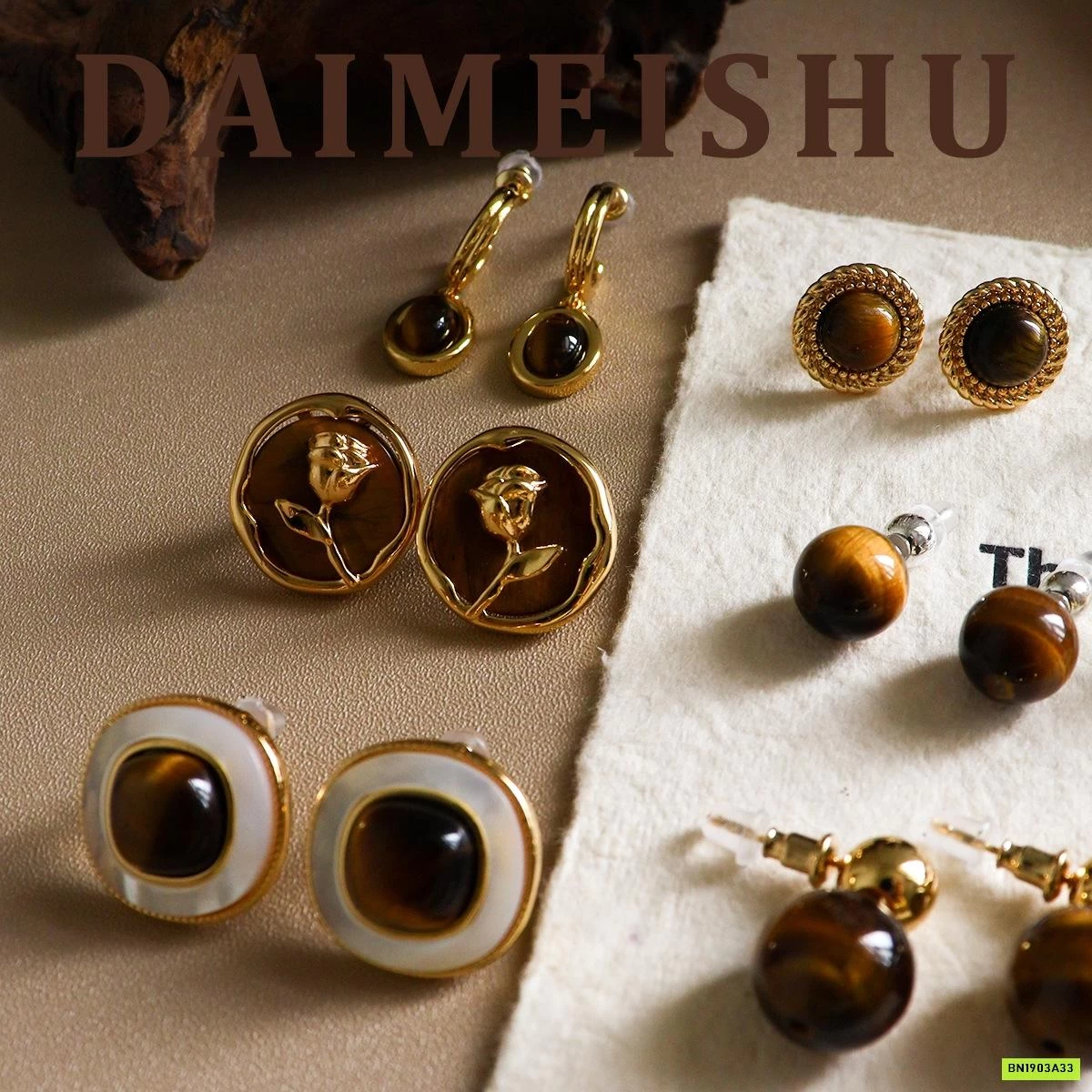 BST HOA TAI ĐÁ HỔ PHÁCH VINTAGE