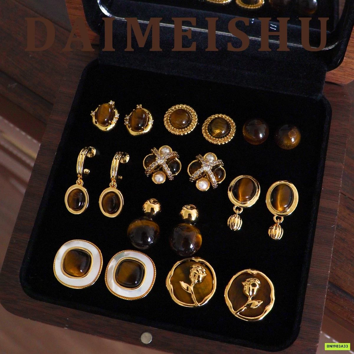 BST HOA TAI ĐÁ HỔ PHÁCH VINTAGE