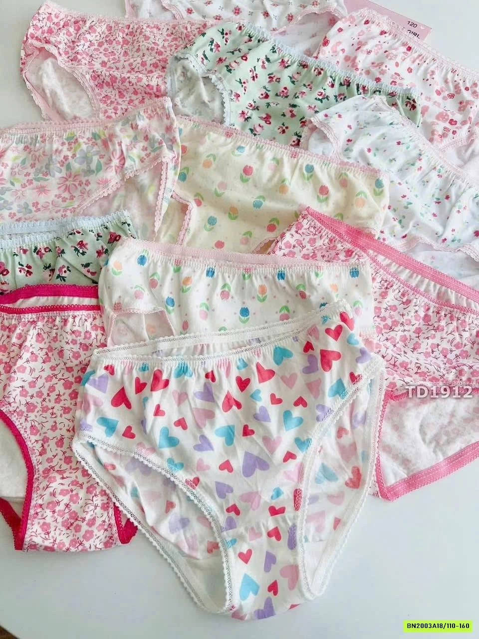 SÉT 12 QUẦN CHIP TAM GIÁC XUẤT DƯ BG