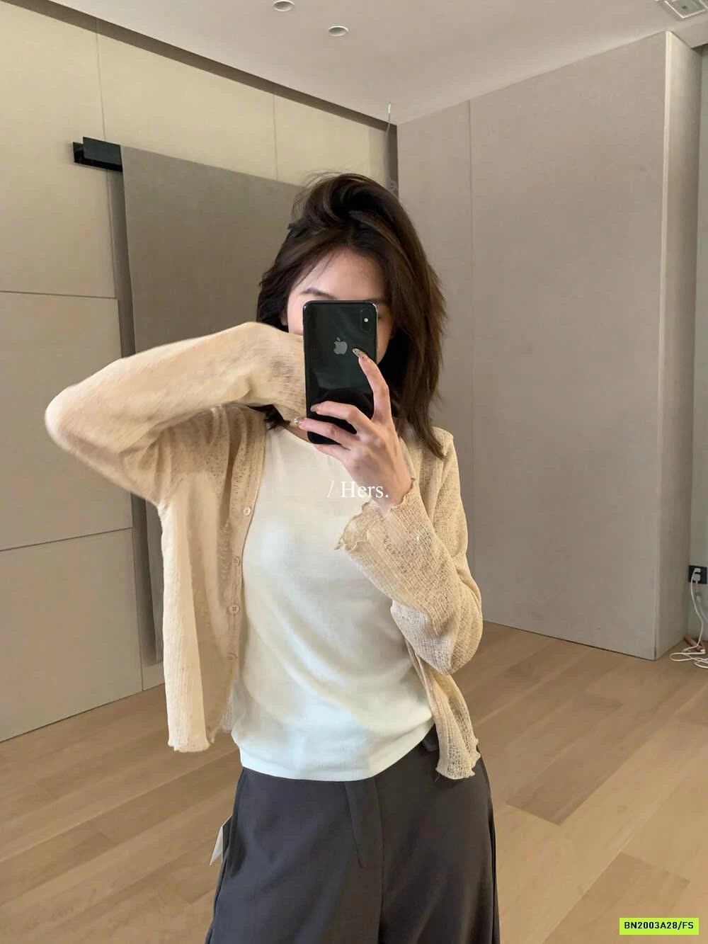 KHOÁC MỎNG DỆT HERS