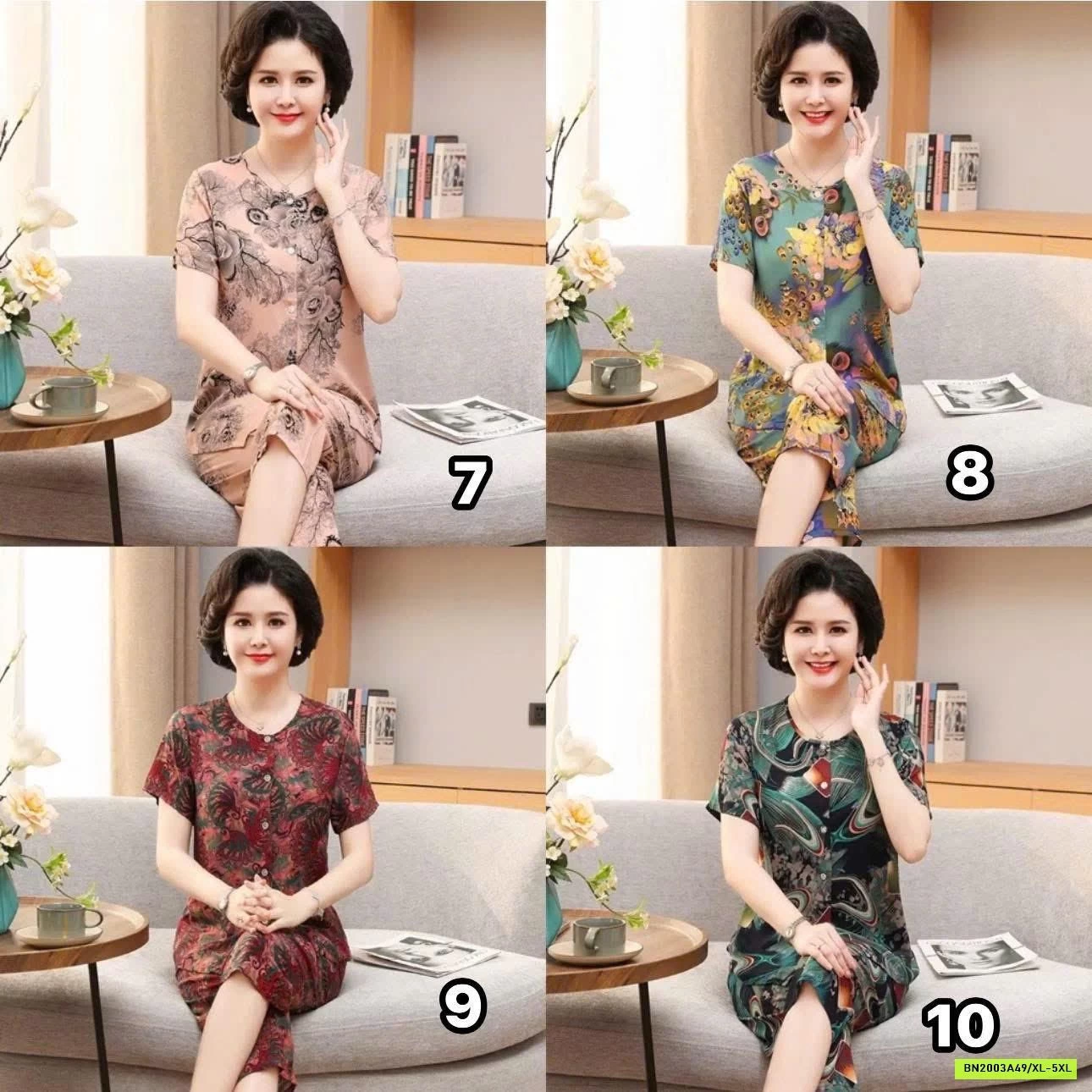 BỘ MẶC NHÀ TRUNG NIÊN