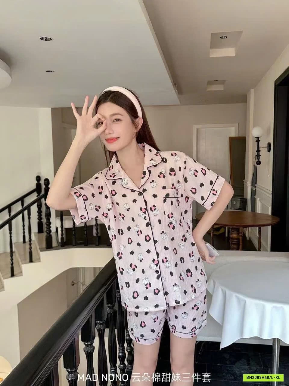 BỘ MẶC NHÀ 3 MÓN MADNONO