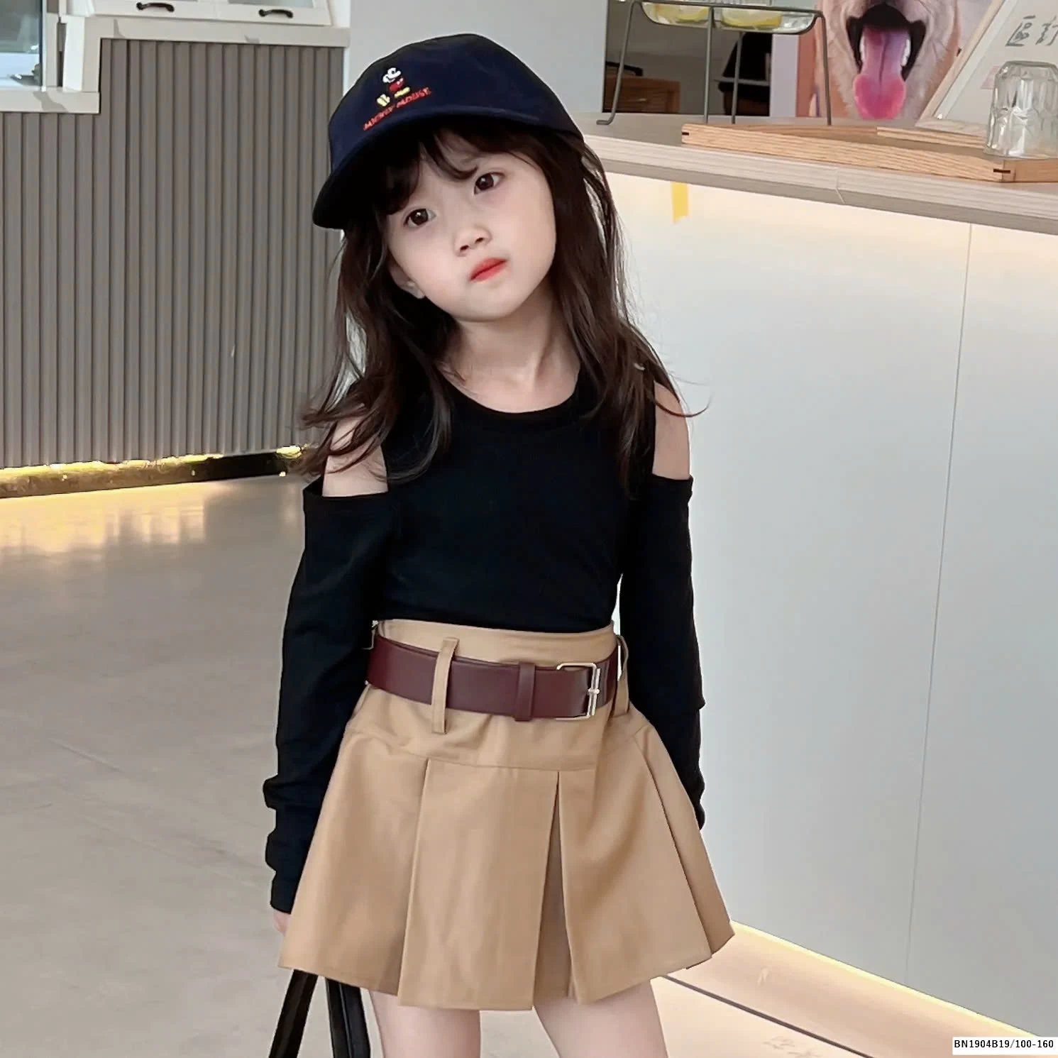 SÉT CHÂN VÁY CHỮ A MIX ÁO ĐE HỞ VAI