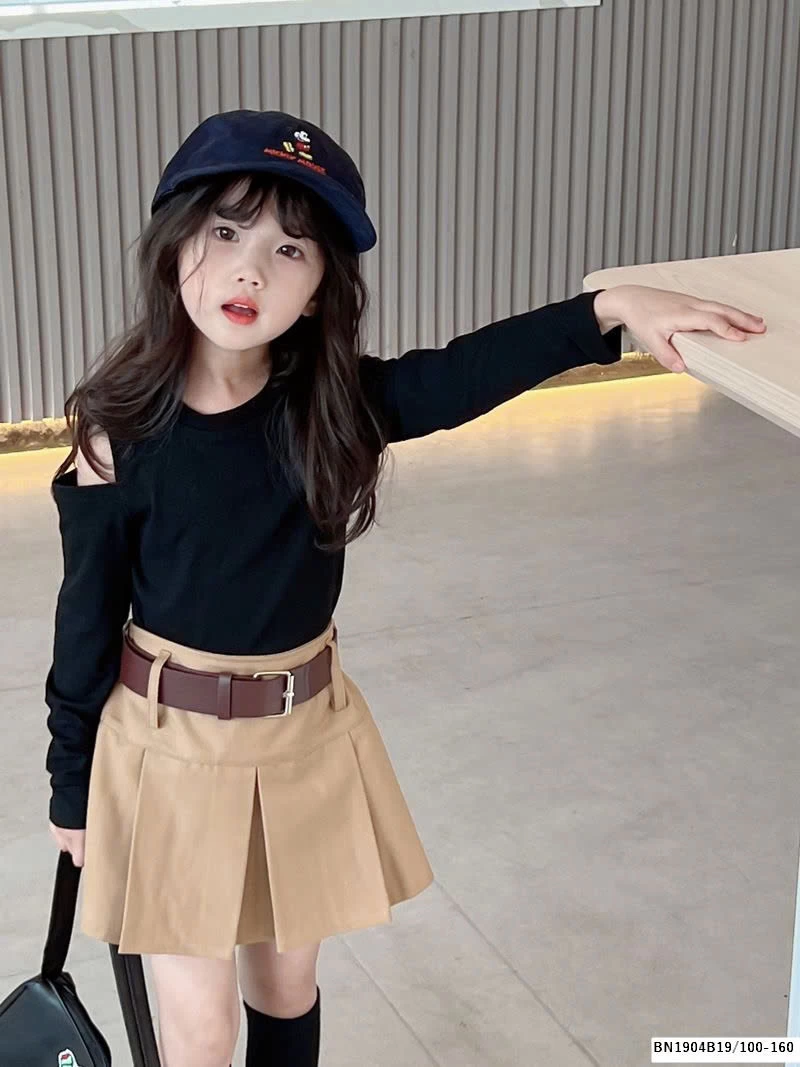 SÉT CHÂN VÁY CHỮ A MIX ÁO ĐE HỞ VAI