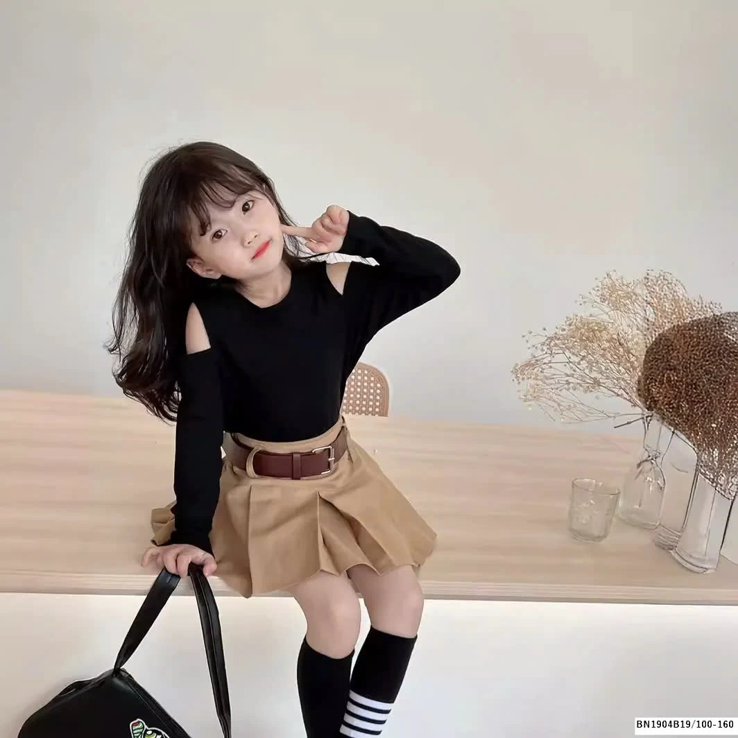 SÉT CHÂN VÁY CHỮ A MIX ÁO ĐE HỞ VAI