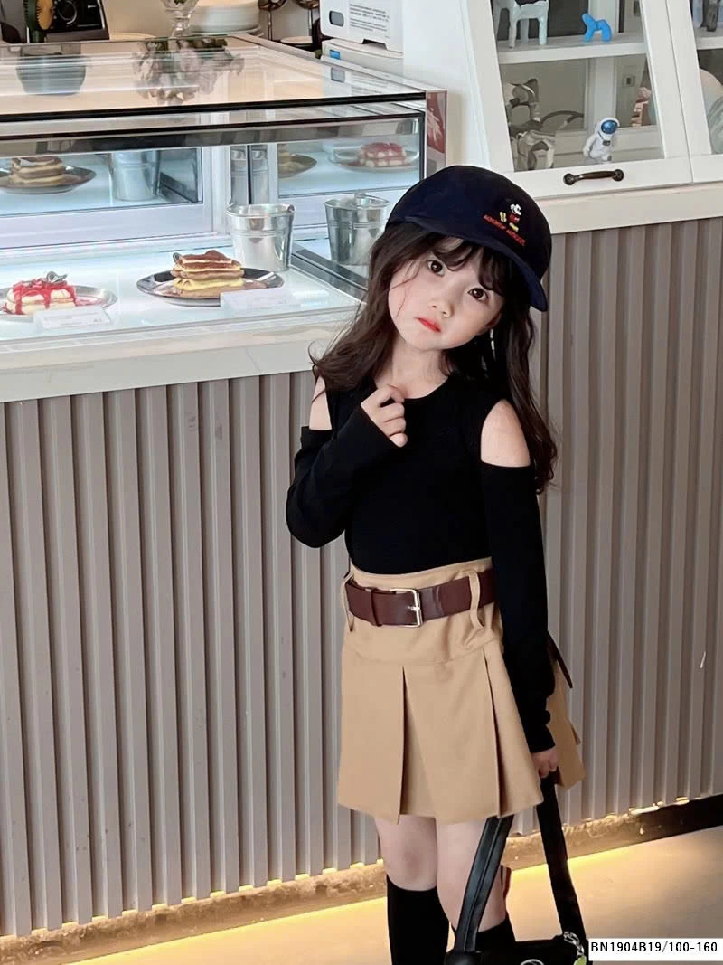 SÉT CHÂN VÁY CHỮ A MIX ÁO ĐE HỞ VAI