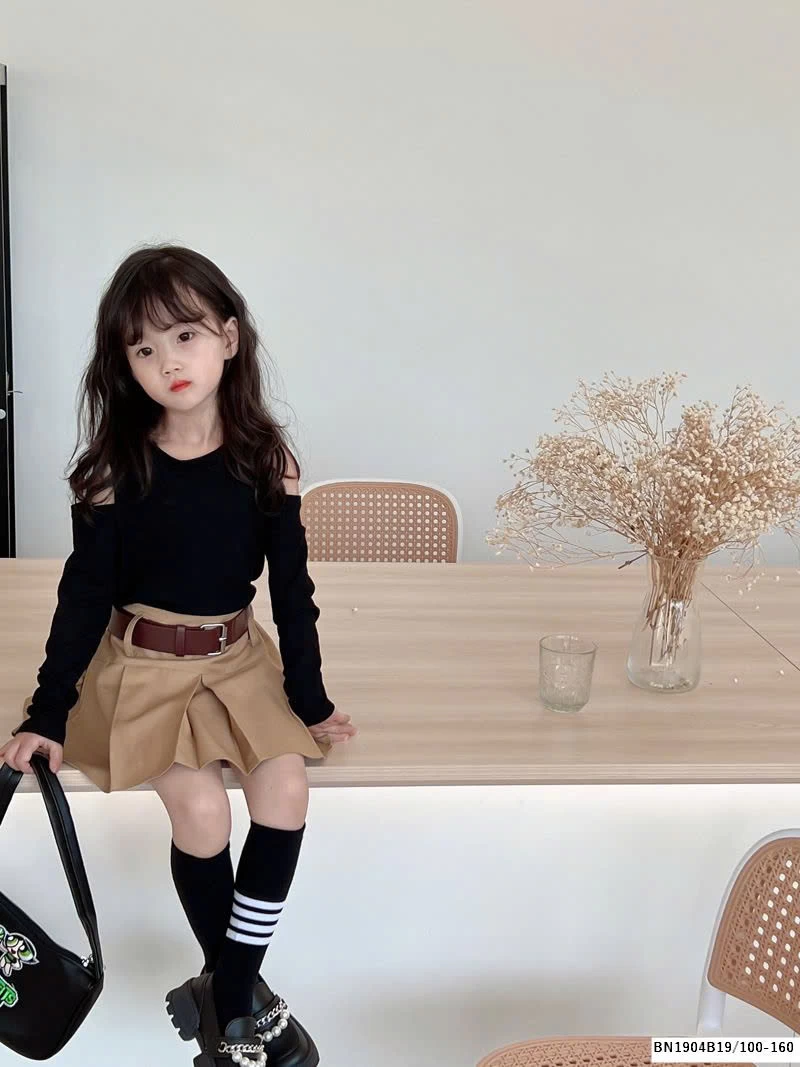 SÉT CHÂN VÁY CHỮ A MIX ÁO ĐE HỞ VAI