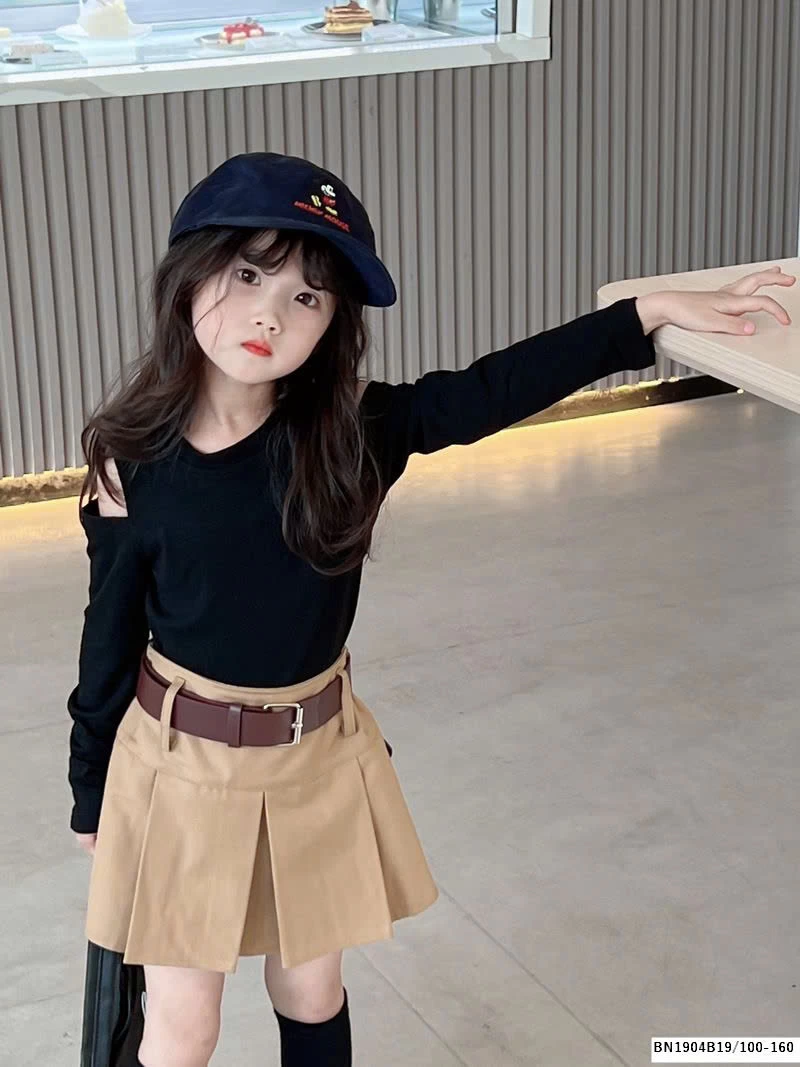 SÉT CHÂN VÁY CHỮ A MIX ÁO ĐE HỞ VAI