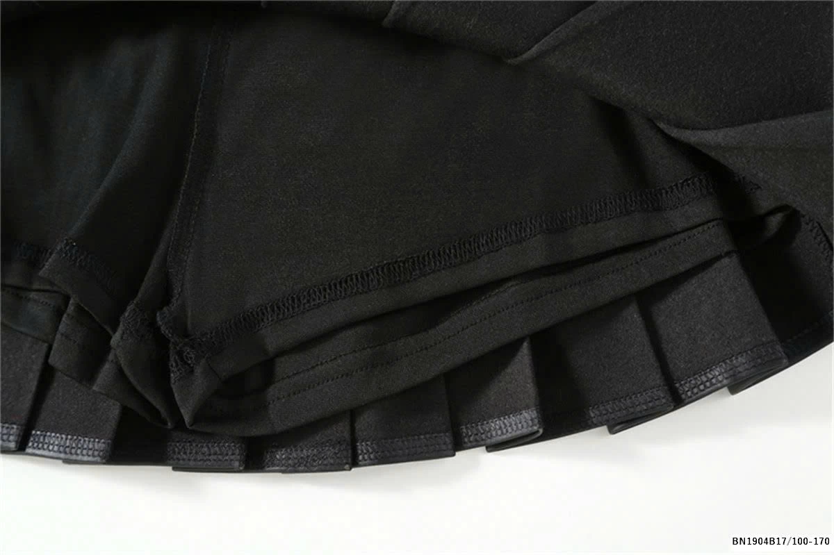 CHÂN VÁY DA XẾP LY CÁ TÍNH