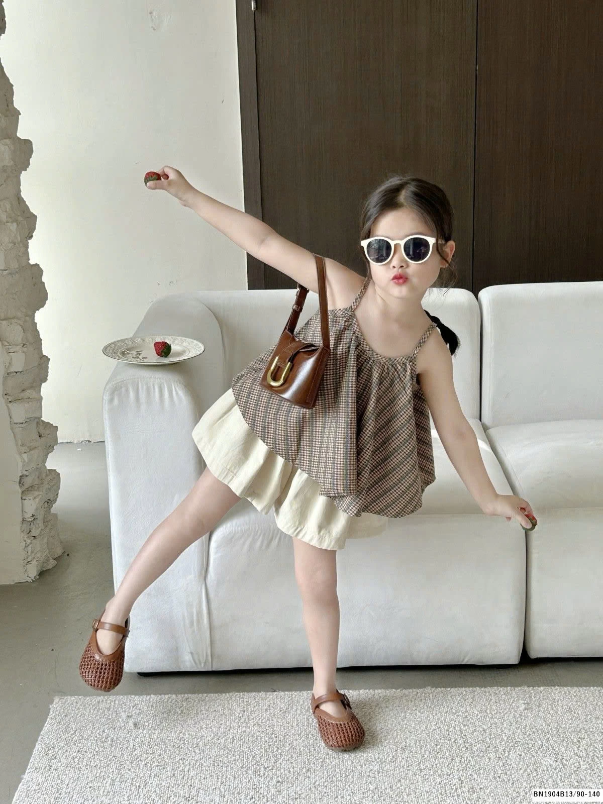 SÉT ÁO 2 ĐÂY NÂU DỄ THƯƠNG