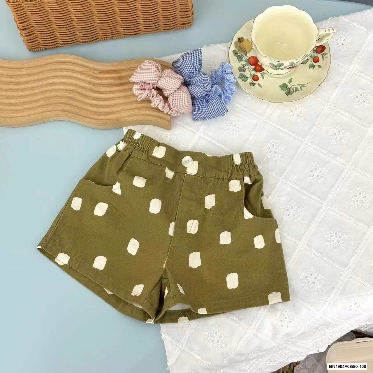 SHORT THÔ MỀM CẠP CHUN