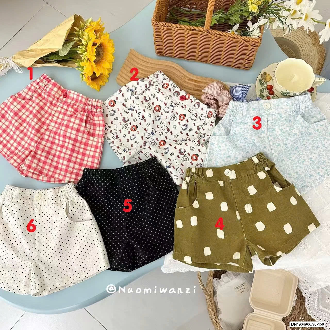 SHORT THÔ MỀM CẠP CHUN