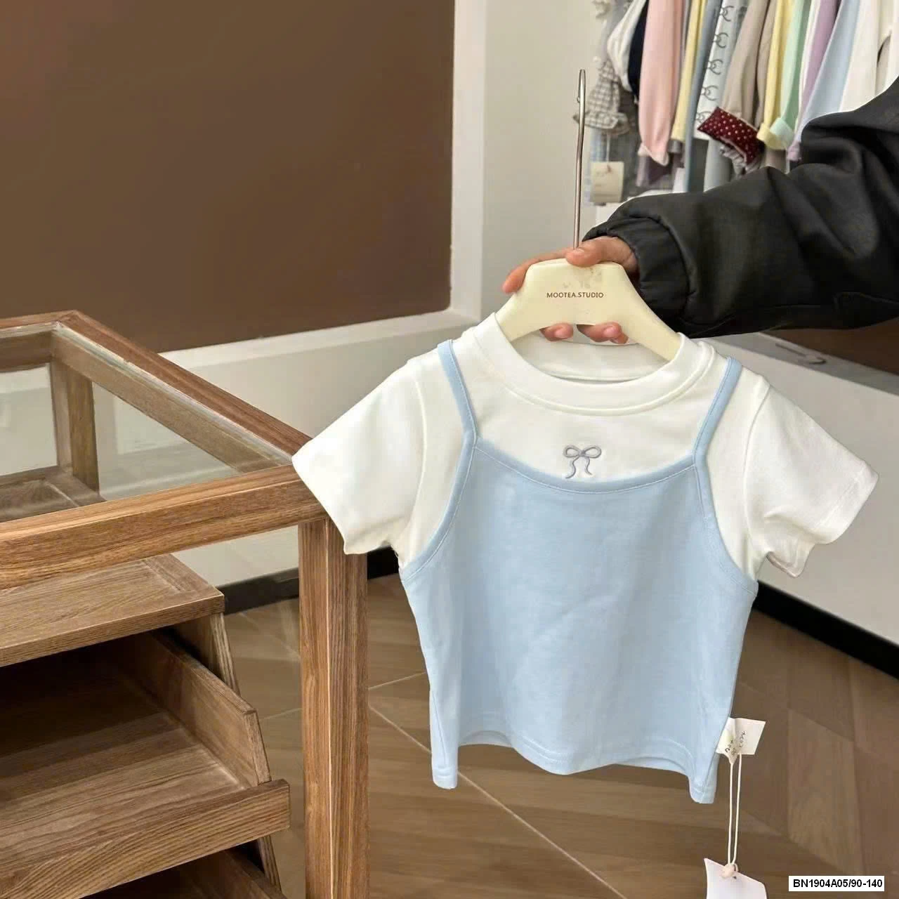 ÁO THUN GIẢ 2 DÂY BG