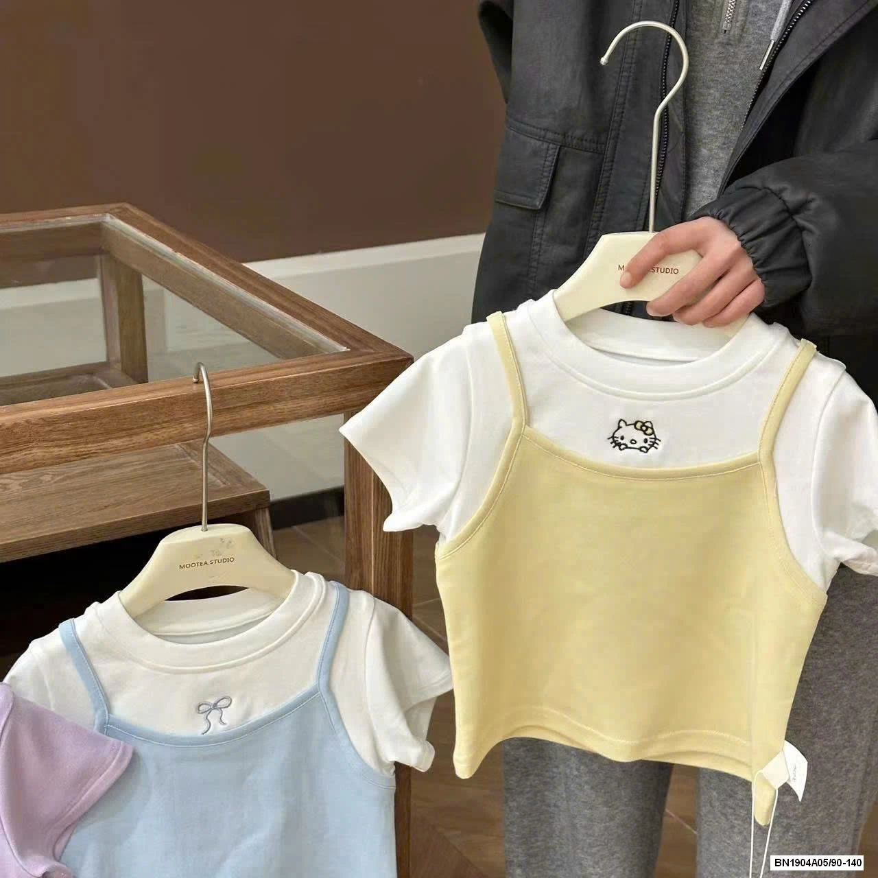 ÁO THUN GIẢ 2 DÂY BG