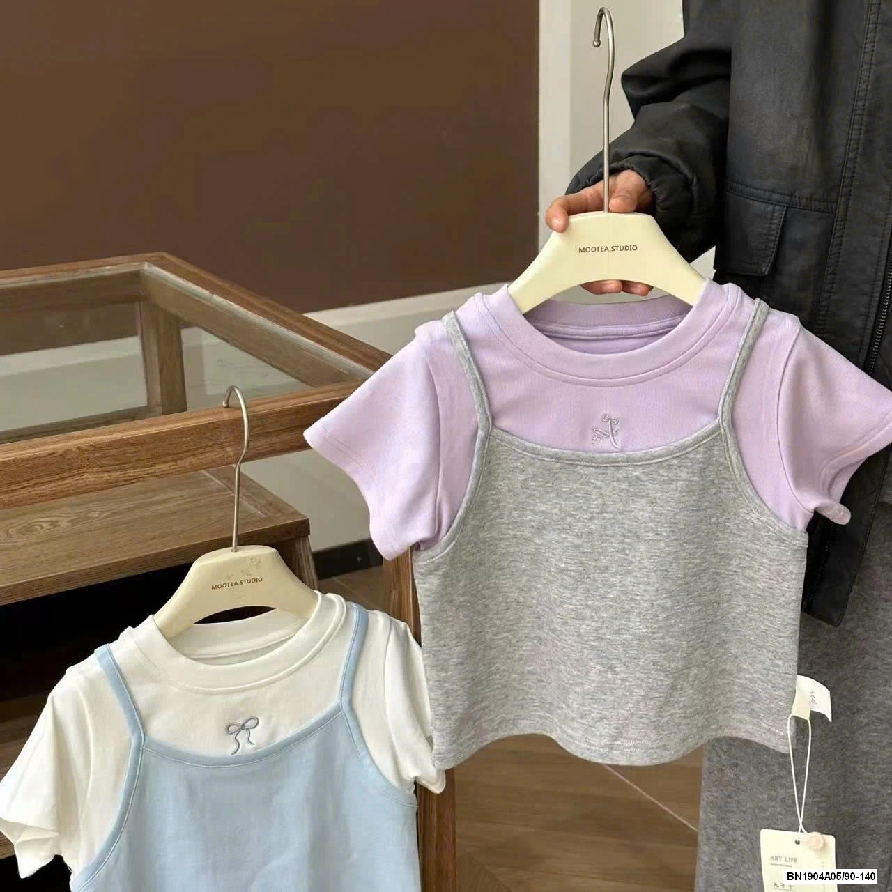 ÁO THUN GIẢ 2 DÂY BG