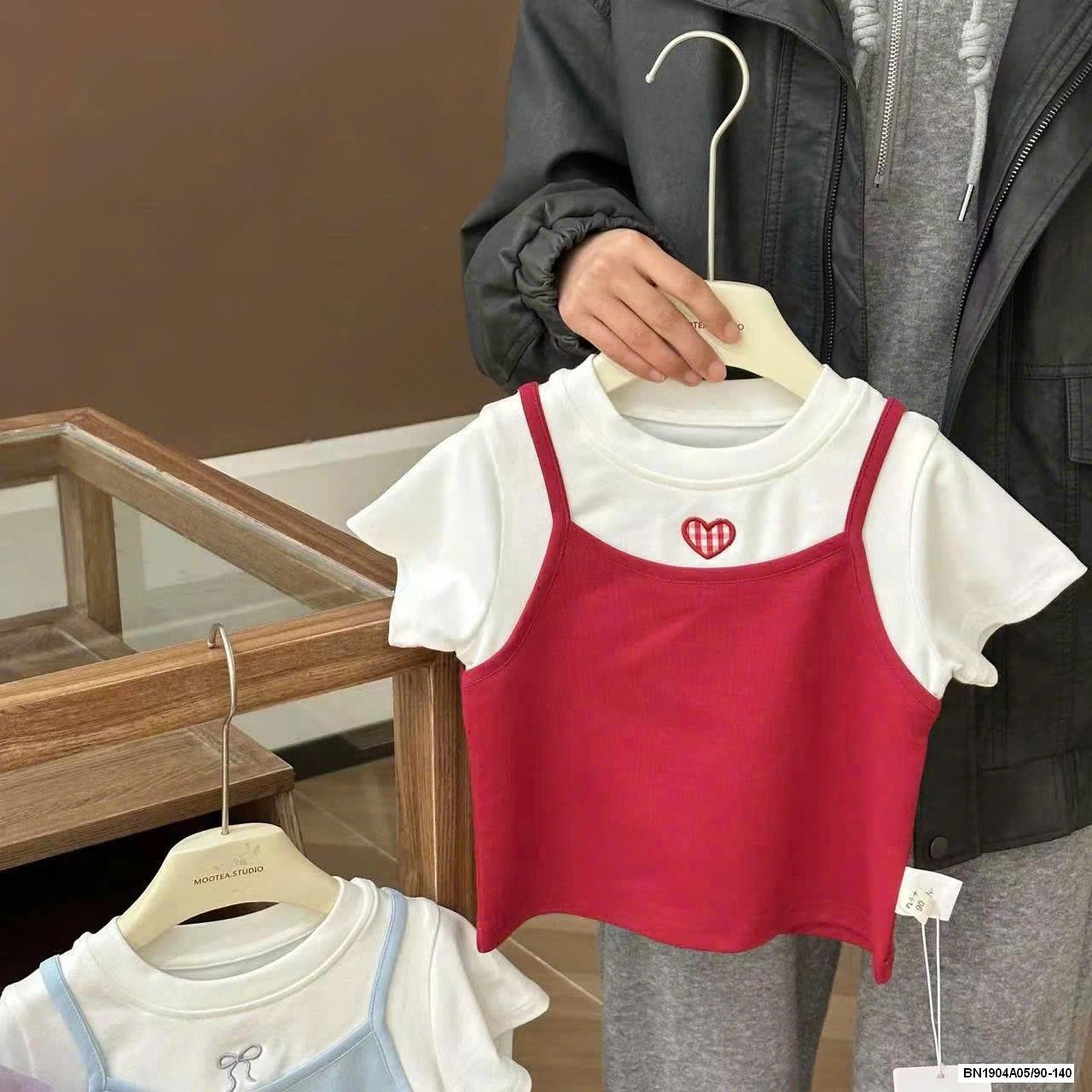 ÁO THUN GIẢ 2 DÂY BG