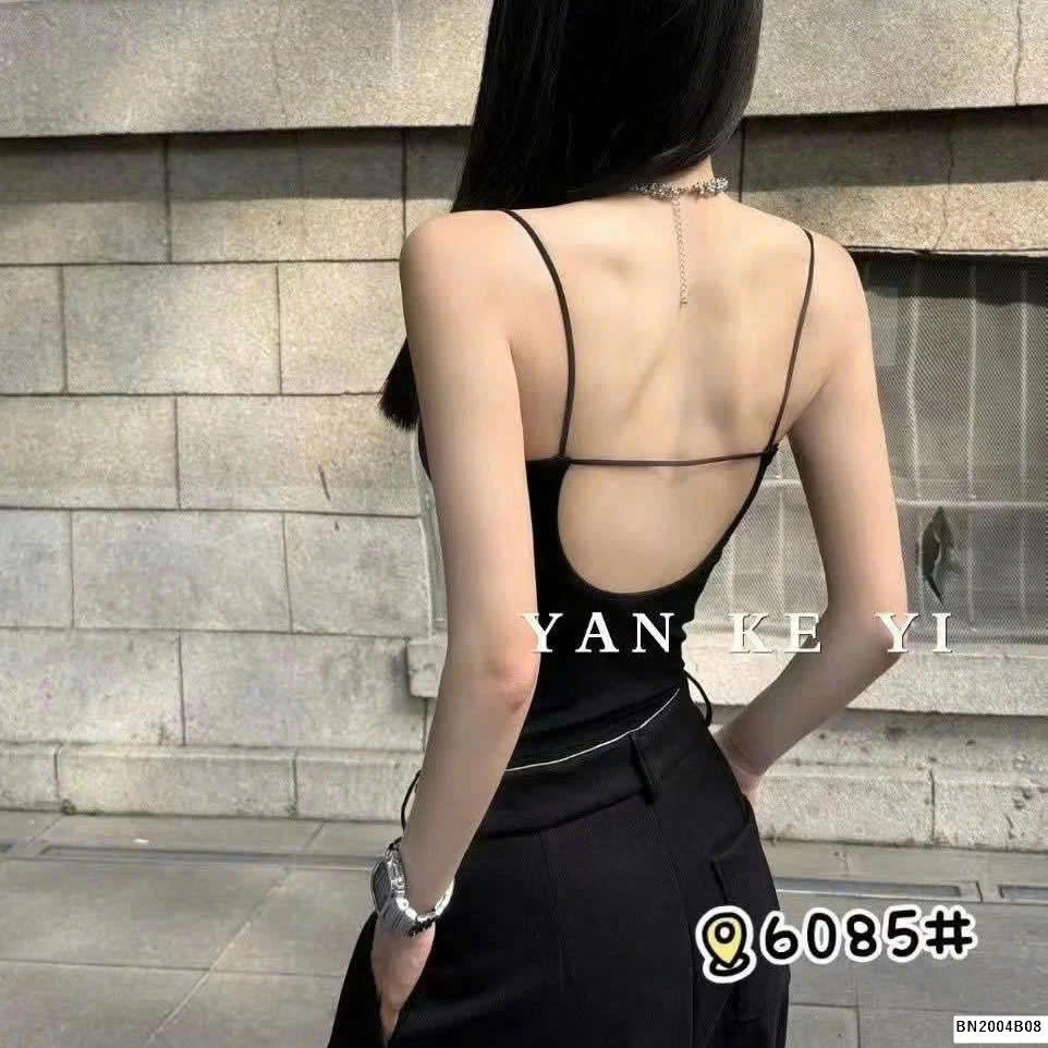 ÁO HAI DÂY HỞ LƯNG KÈM ĐỆM NGỰC