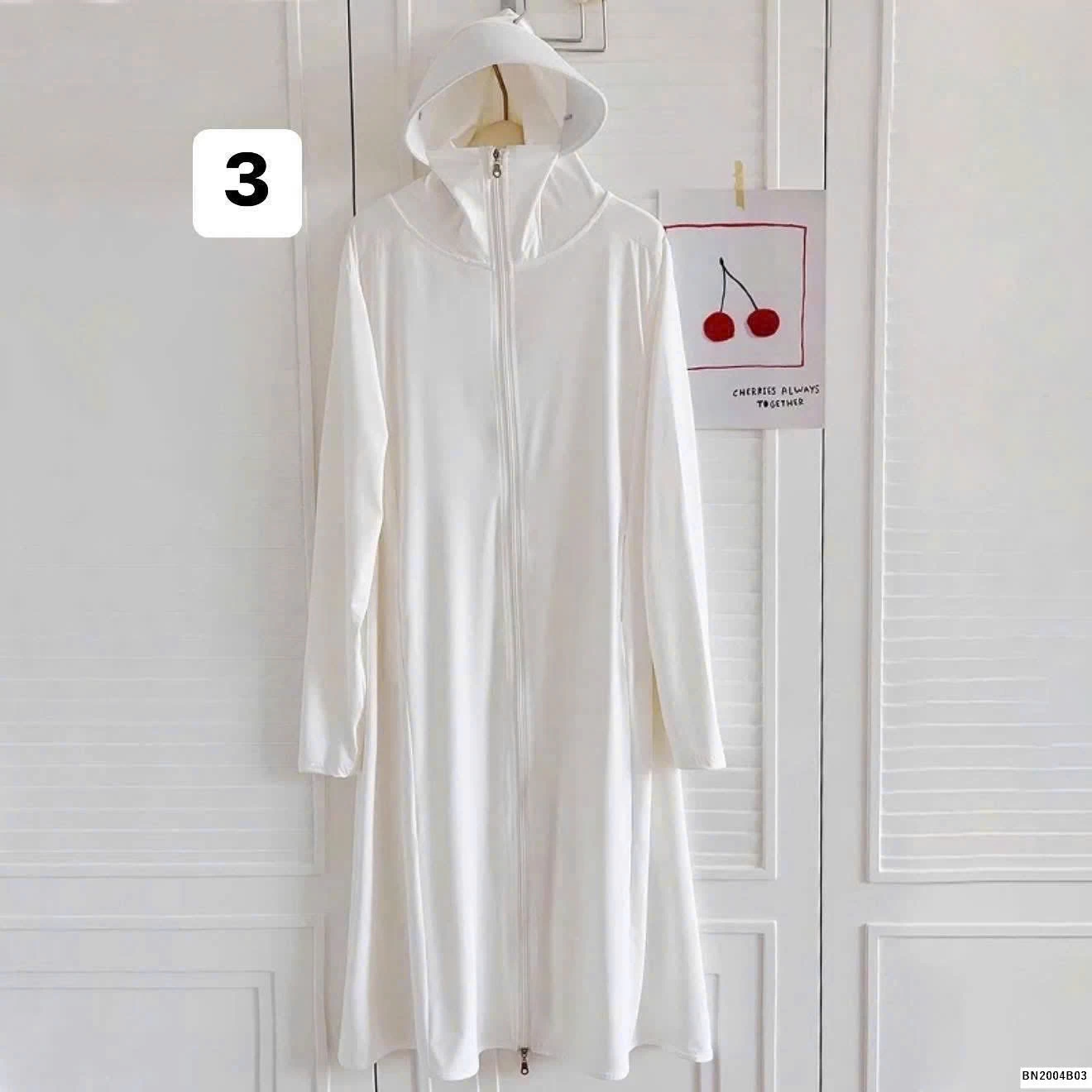 ÁO CHỐNG NẮNG DÁNG DÀI LỤA BĂNG UPF50