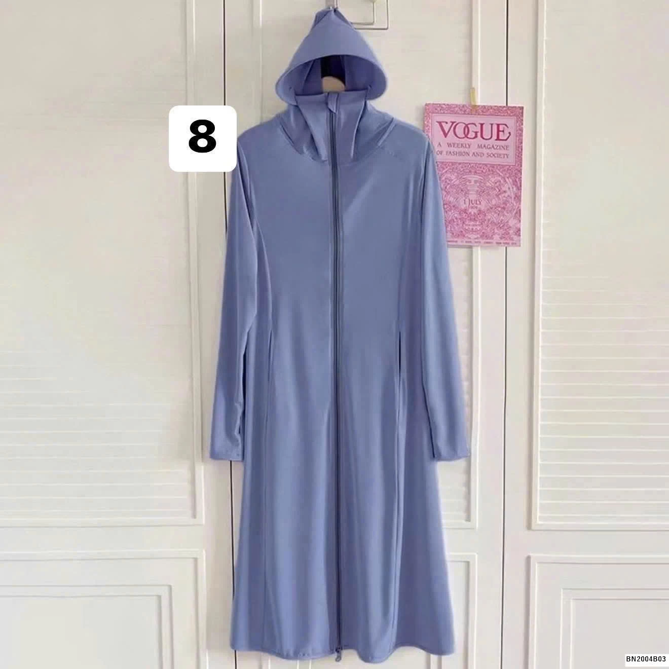 ÁO CHỐNG NẮNG DÁNG DÀI LỤA BĂNG UPF50