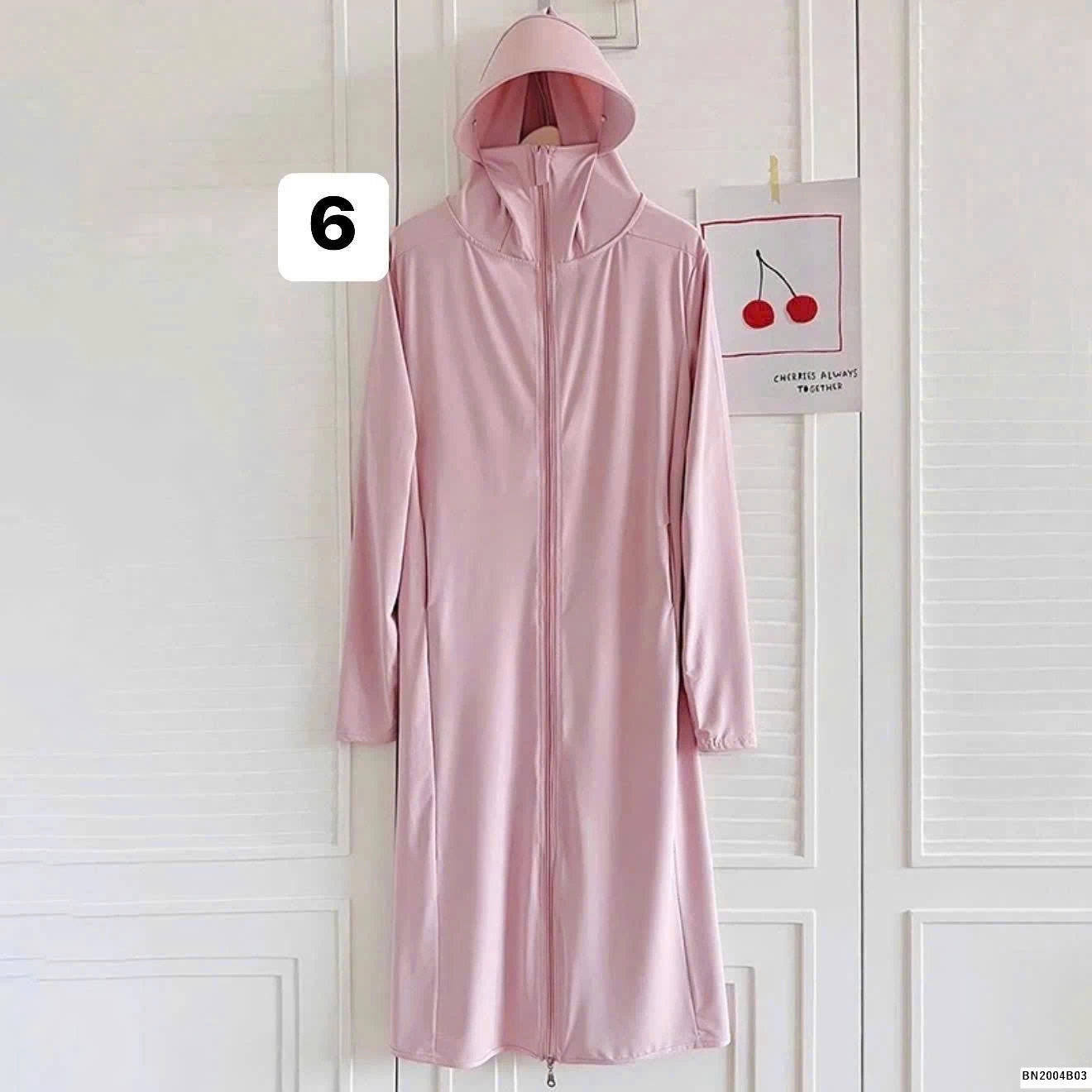 ÁO CHỐNG NẮNG DÁNG DÀI LỤA BĂNG UPF50