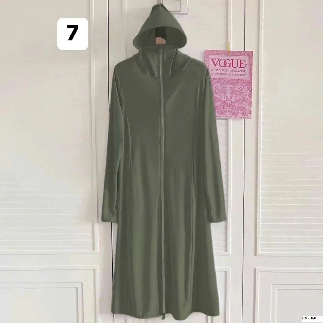 ÁO CHỐNG NẮNG DÁNG DÀI LỤA BĂNG UPF50