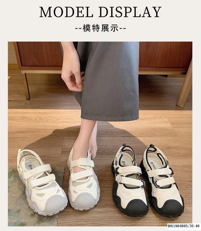 SANDAL THỂ THAO QUAI DÁN NỮ