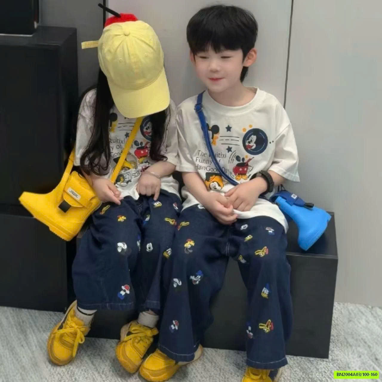 SÉT MICKEY DENIM SUÔNG