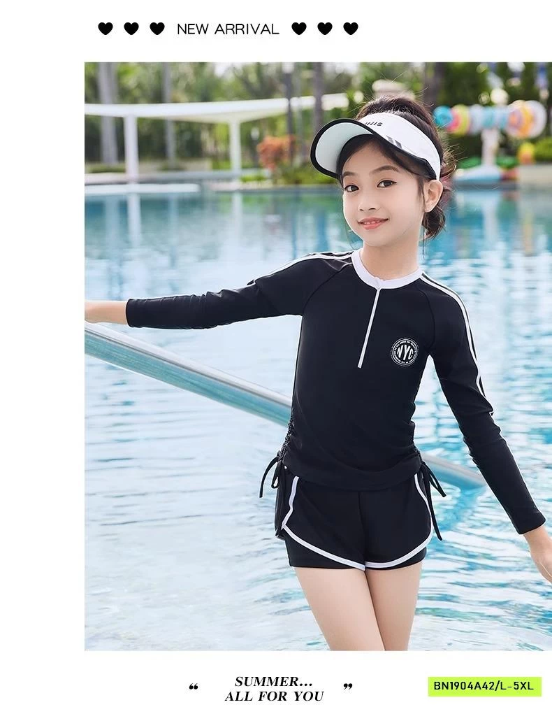 SÉT BƠI DÀI TAY QUẦN SHORT BÉ GÁI