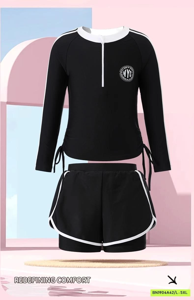 SÉT BƠI DÀI TAY QUẦN SHORT BÉ GÁI