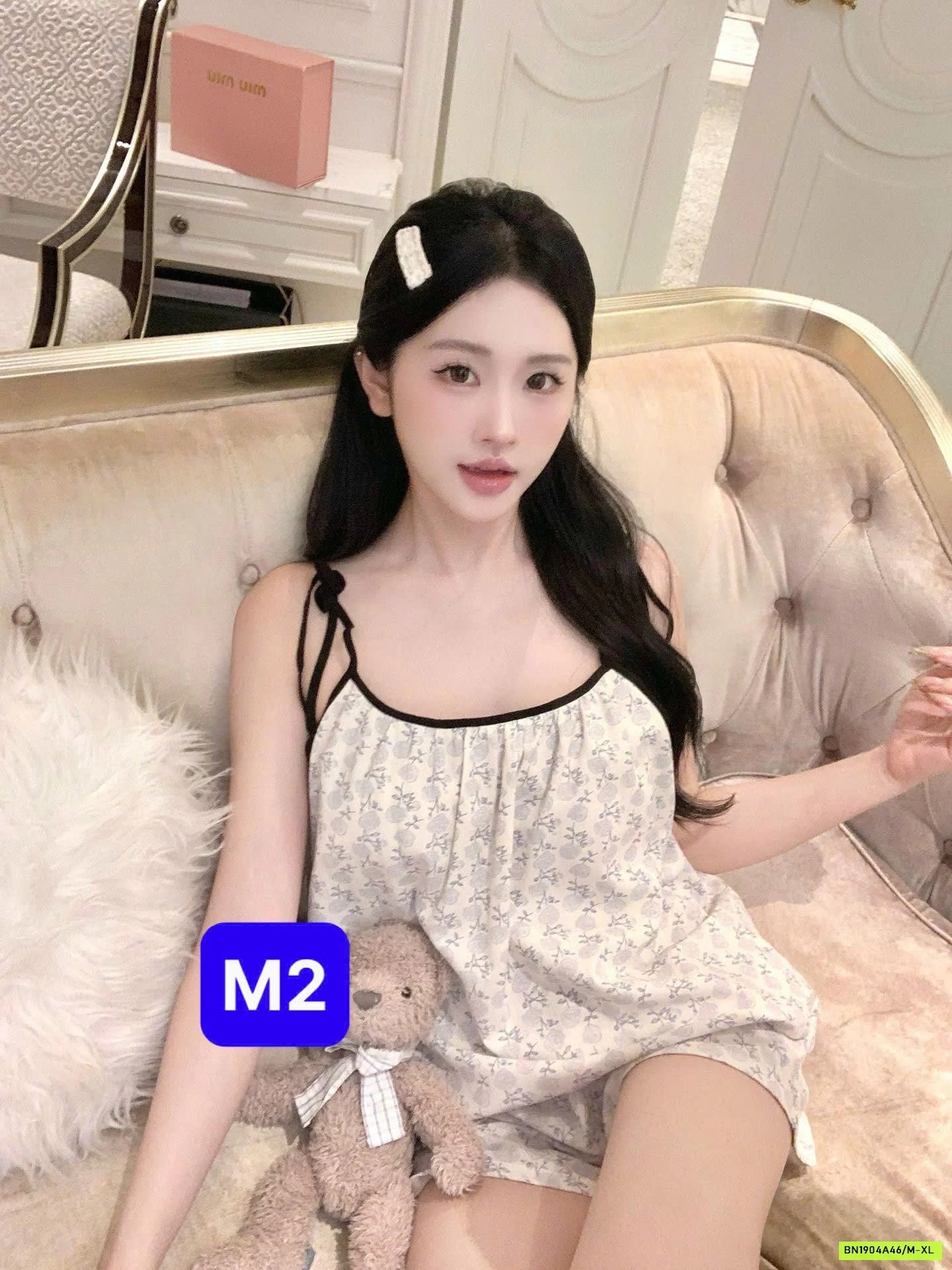 BỘ NGỦ THÔ 2 DÂY HOA NHÍ