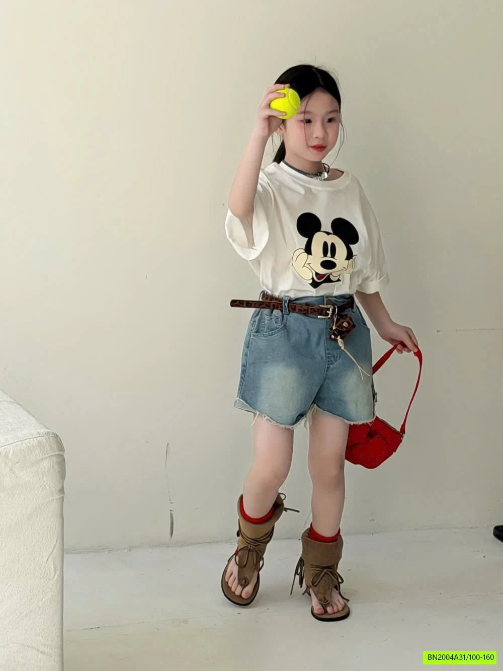 SHORT JEANS TUA GẤU KUMAIKIDS