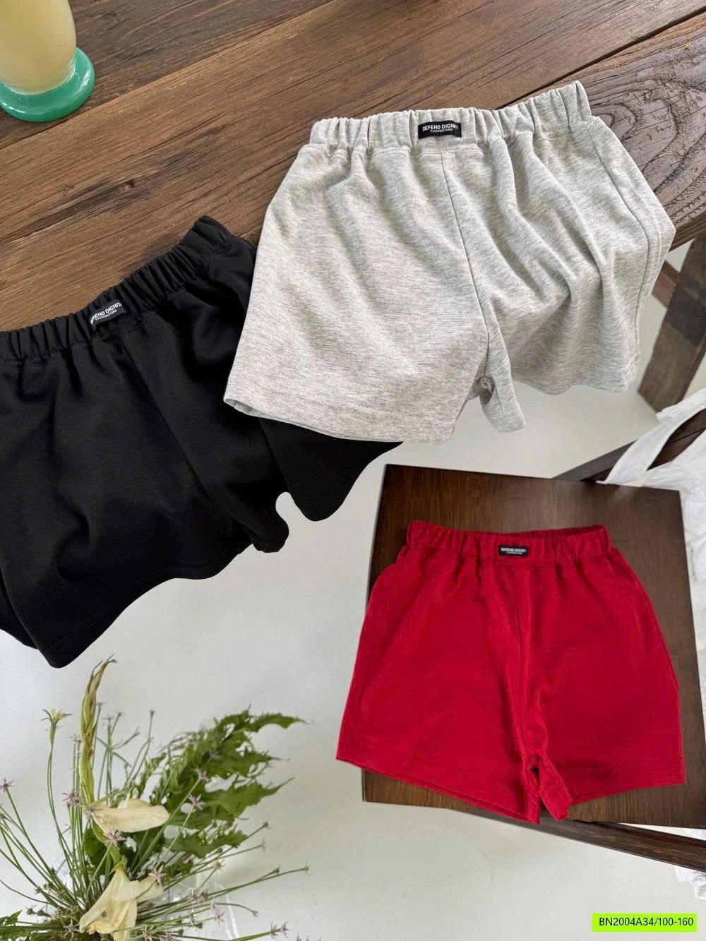 SHORT COTTON MỀM BASIC KUMAI