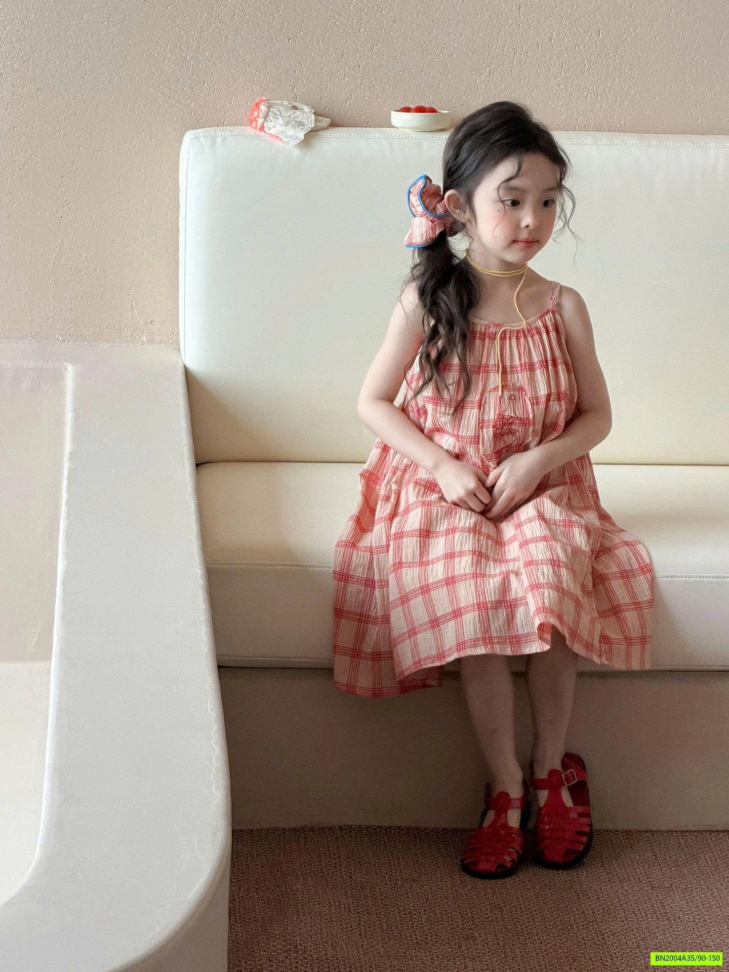 MAXI 2 DÂY CARO ĐỎ