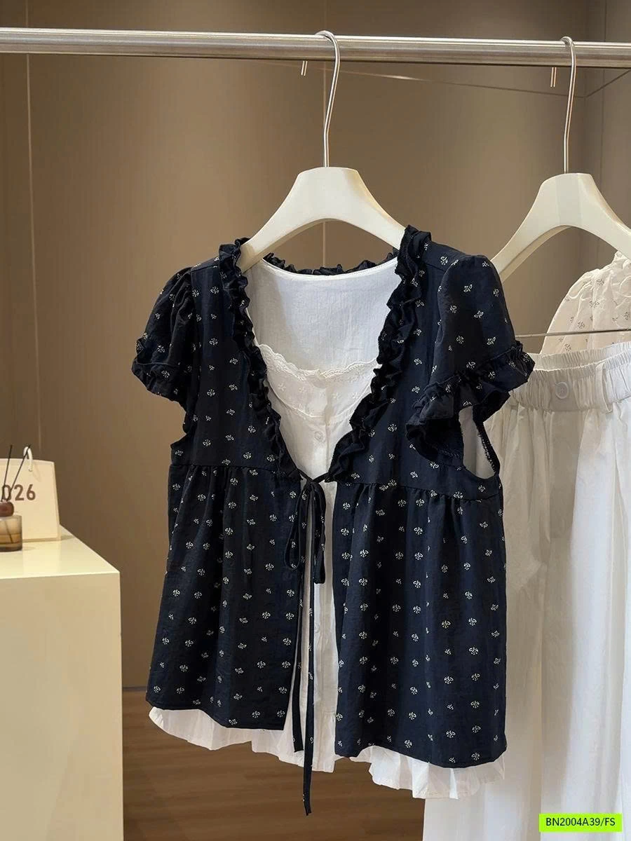 SET ÁO BÈO HOA NHÍ ANNA