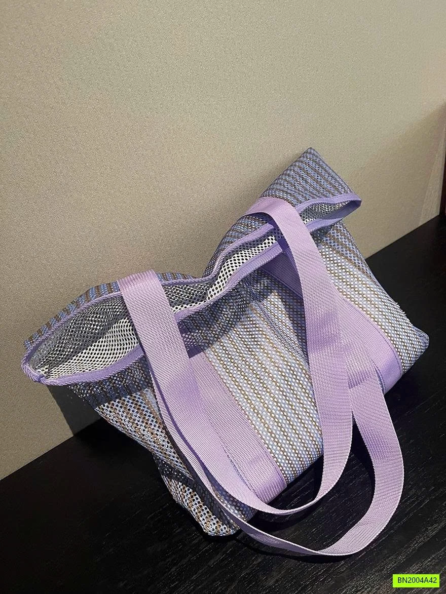 TÚI LƯỚI ĐI BIỂN PHỐI MÀU