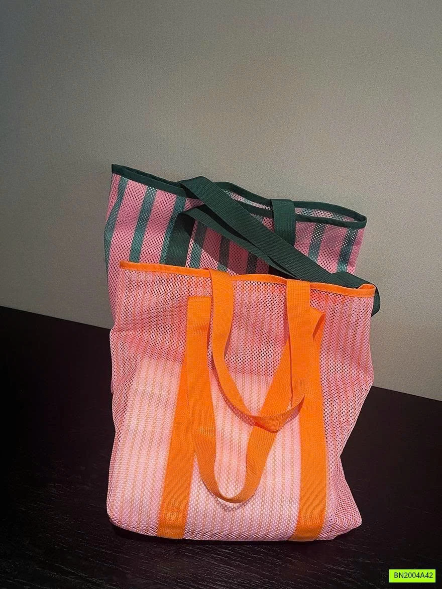 TÚI LƯỚI ĐI BIỂN PHỐI MÀU