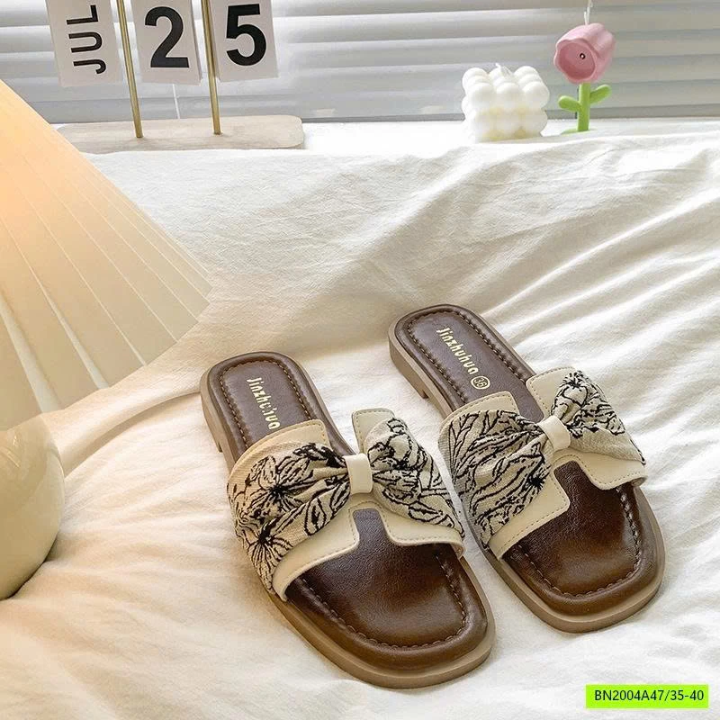 DÉP LÊ QUAI CHỮ H HỌA TIẾT