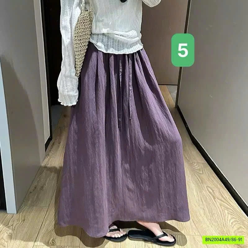 CHÂN VÁY DÀI XÒE CHỮ A , DÁNG SUÔNG PHONG CÁCH VINTAGE