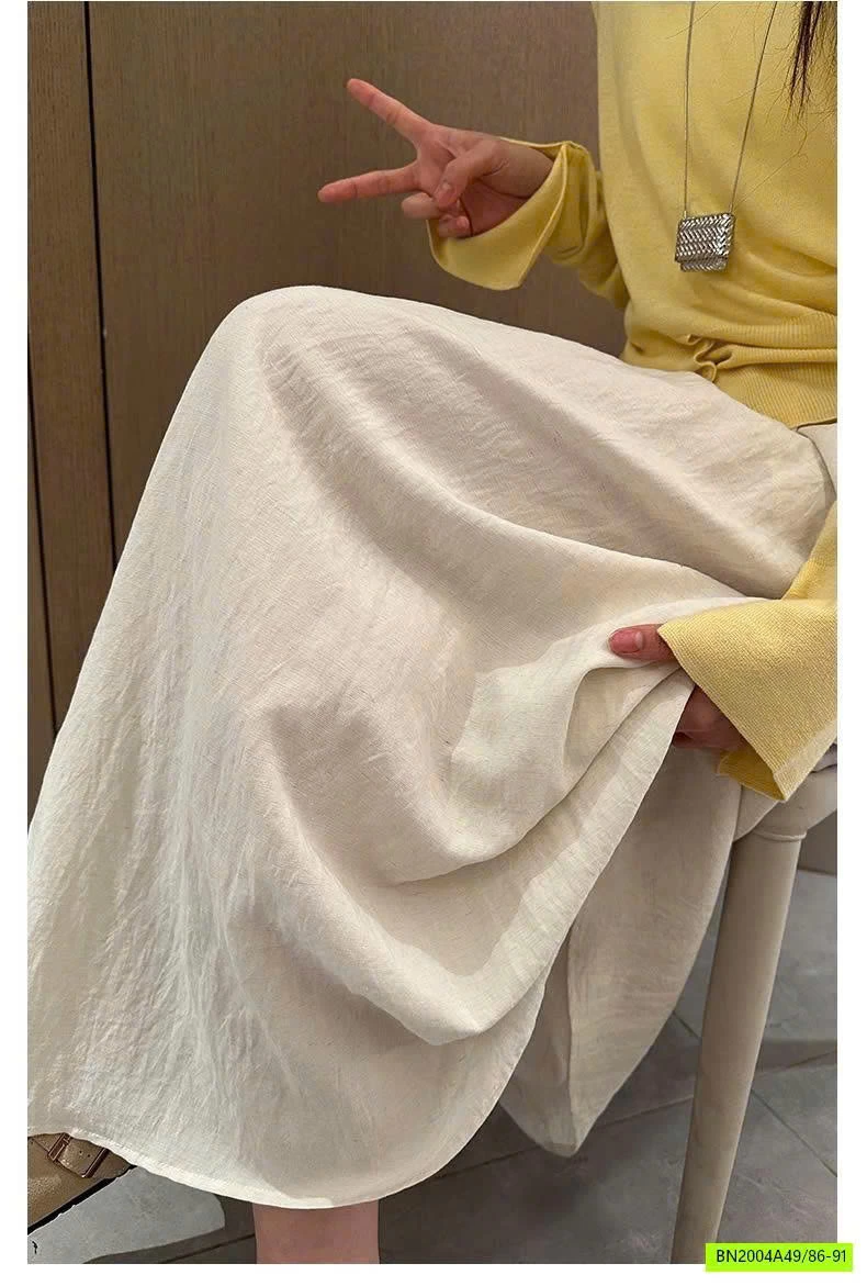 CHÂN VÁY DÀI XÒE CHỮ A , DÁNG SUÔNG PHONG CÁCH VINTAGE