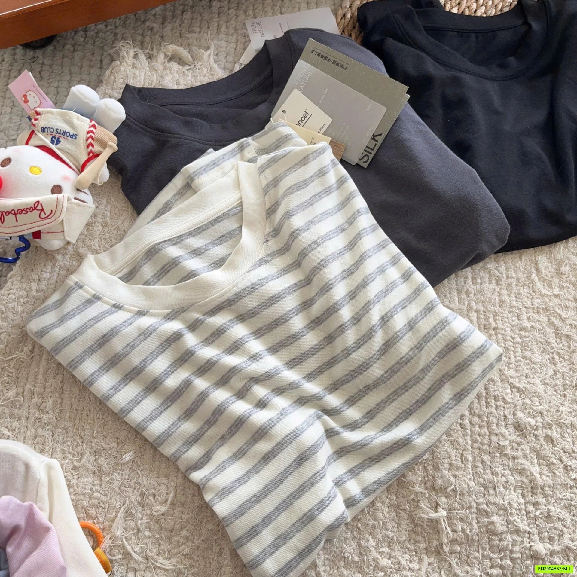 ÁO THUN LẠNH NGẮN TAY XUẤT HÀN